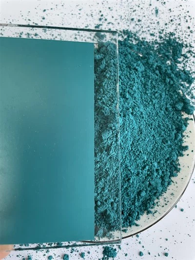 Glas Farver Påfugl Grøn P.G.26